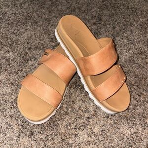 Reef Women's Tan Double Strap Sandals